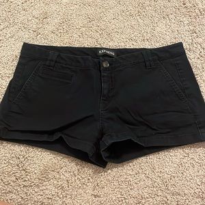 Express Black Shorts